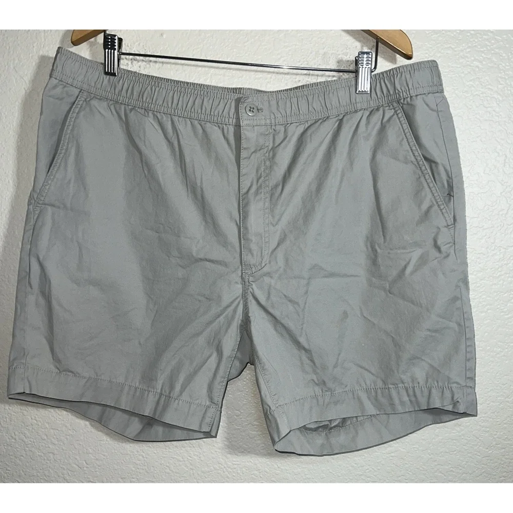 Daniel Cremieux Men's Shorts Drawstring Flat Front‎ Bermuda Cotton Khaki Sz. 42